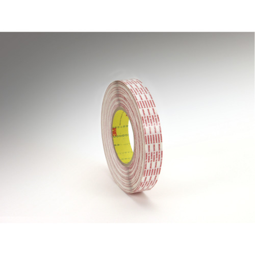 3M Double Coated Tape Extended Liner 476XL Translucent 1.8″ × 540 yd 6 mil 1/4″ Dry Edge