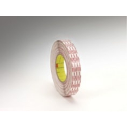 3M Double Coated Tape Extended Liner 476XL Translucent 1.8″ × 540 yd 6 mil 1/4″ Dry Edge